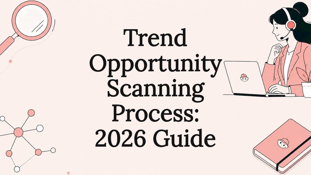 Trend opportunity scanning process: 2026 guide