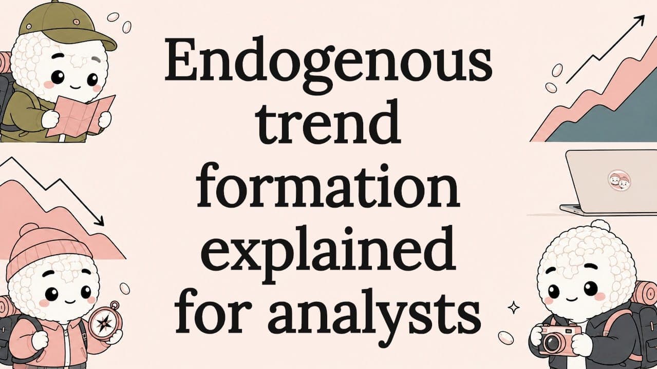 Endogenous trend formation explained for analysts