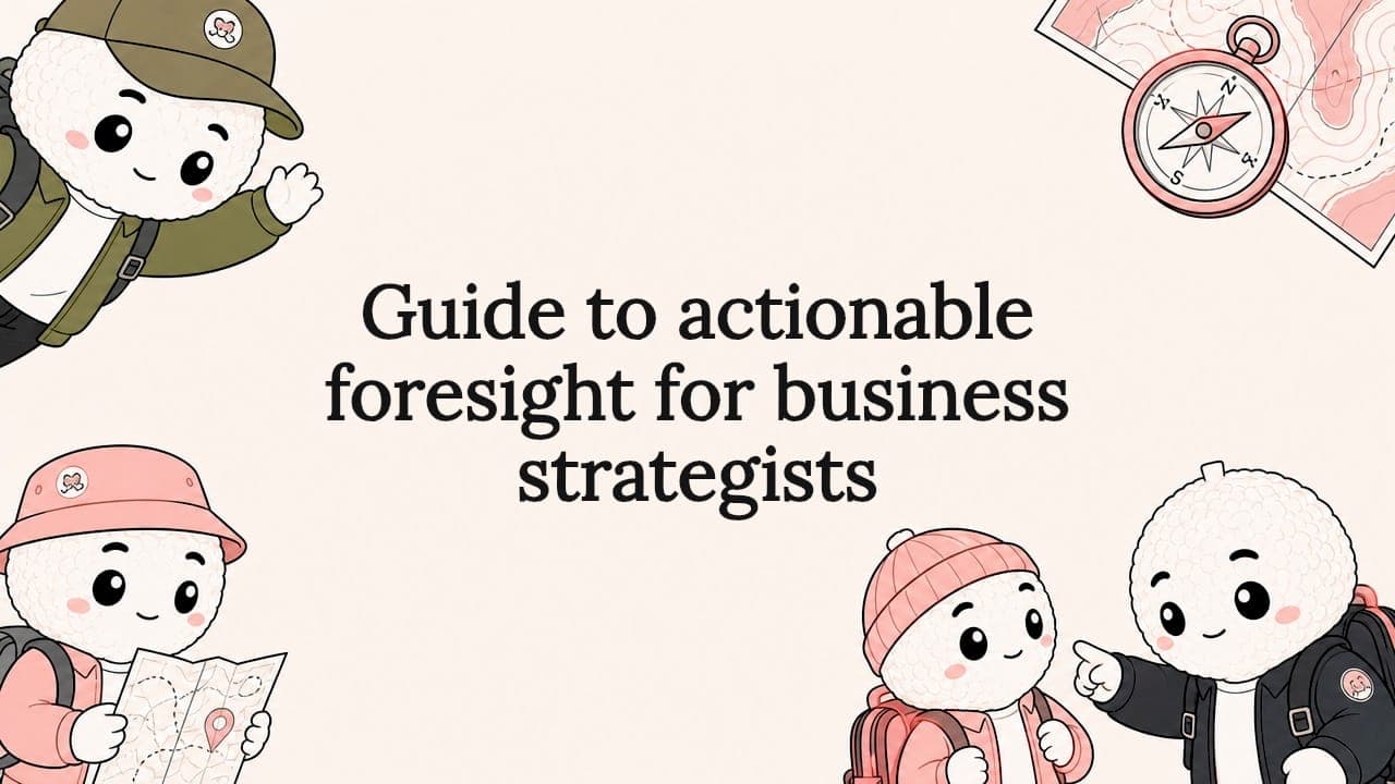 Guide to actionable foresight for business strategists