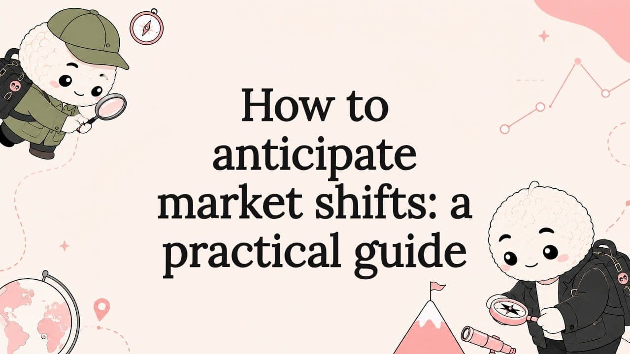 How to anticipate market shifts: a practical guide