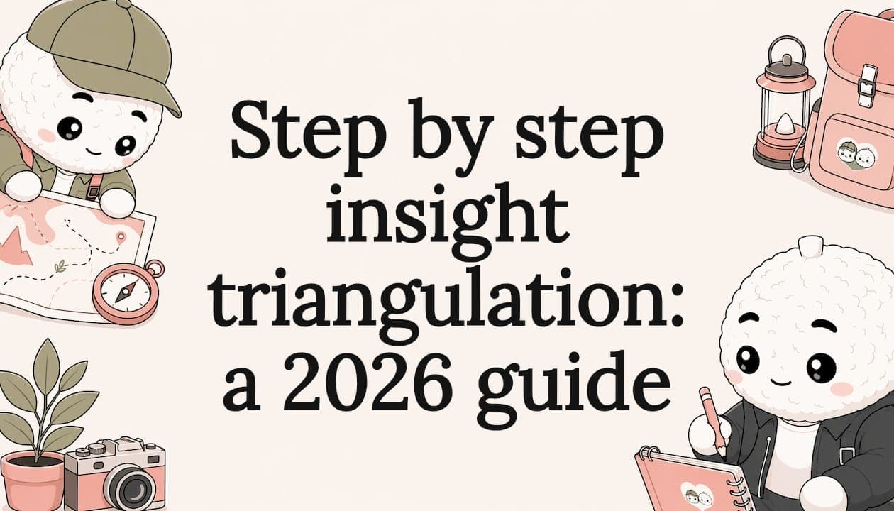 Step by step insight triangulation: a 2026 guide