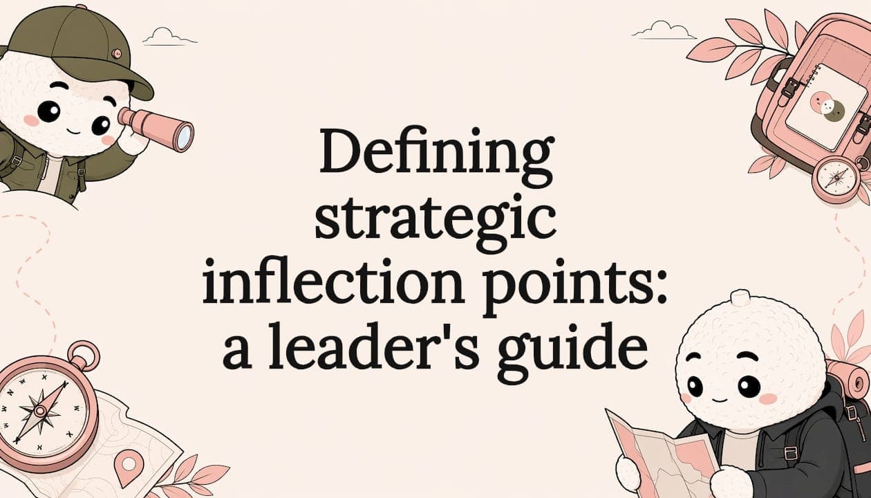Defining strategic inflection points: a leader's guide