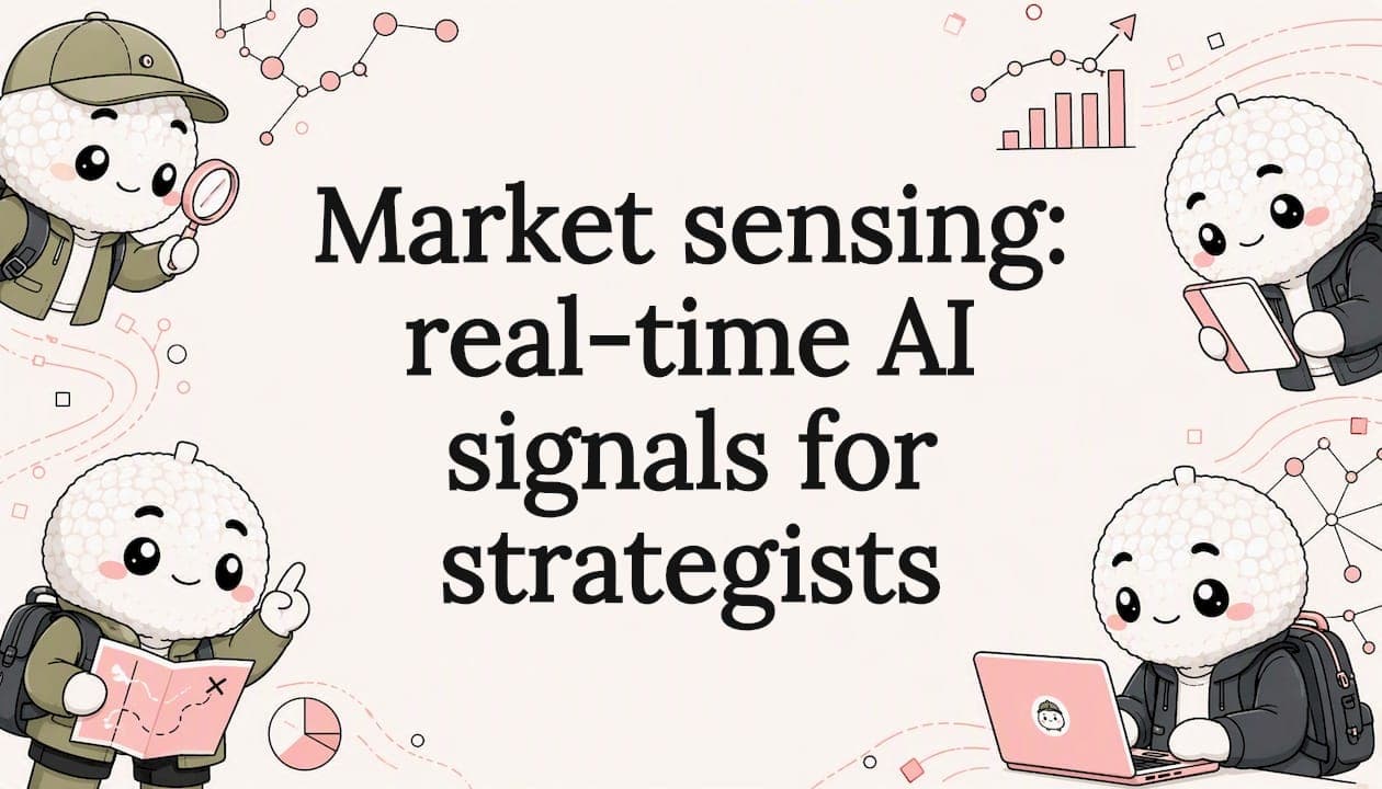 Market sensing: real-time AI signals for strategists