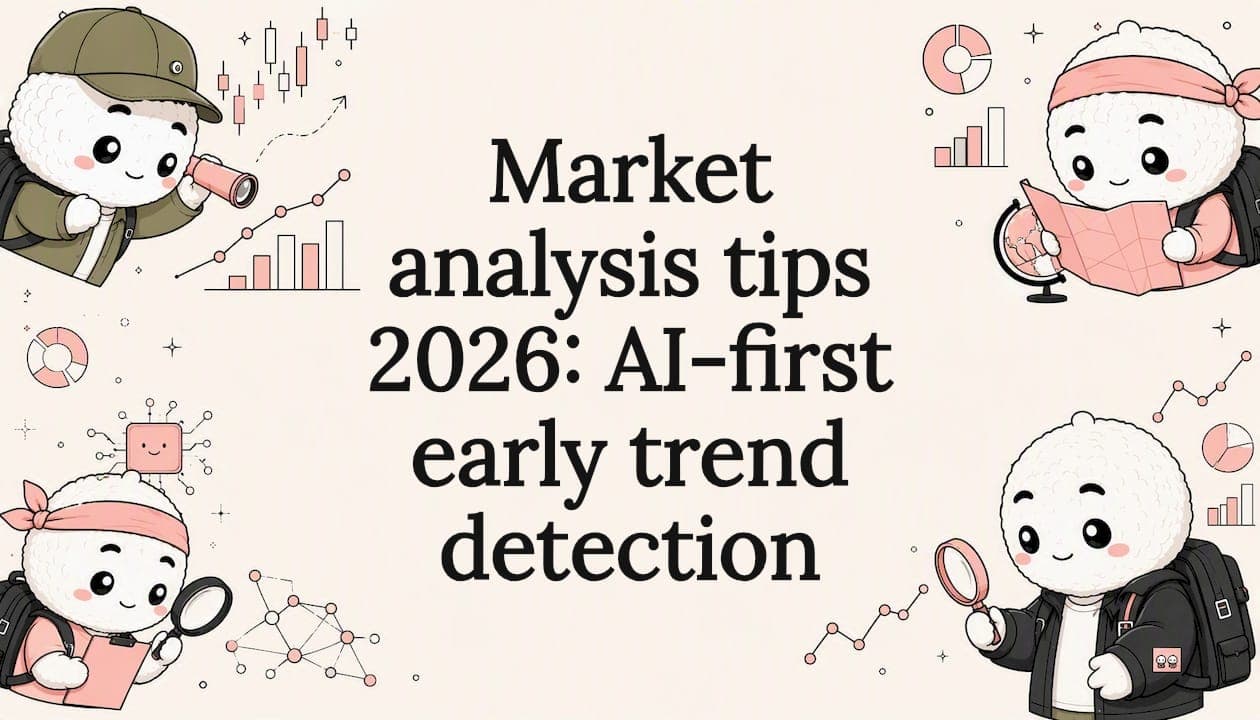 Market analysis tips 2026: AI-first early trend detection