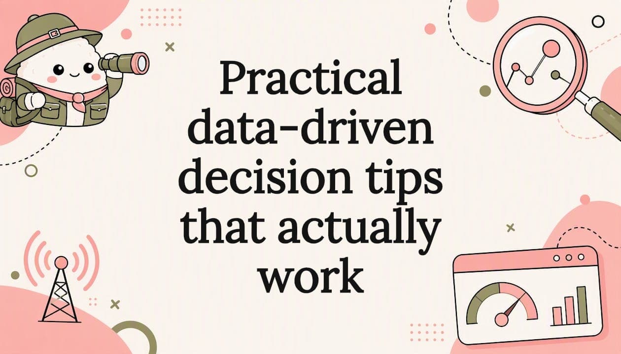 Practical data-driven decision tips that actually work