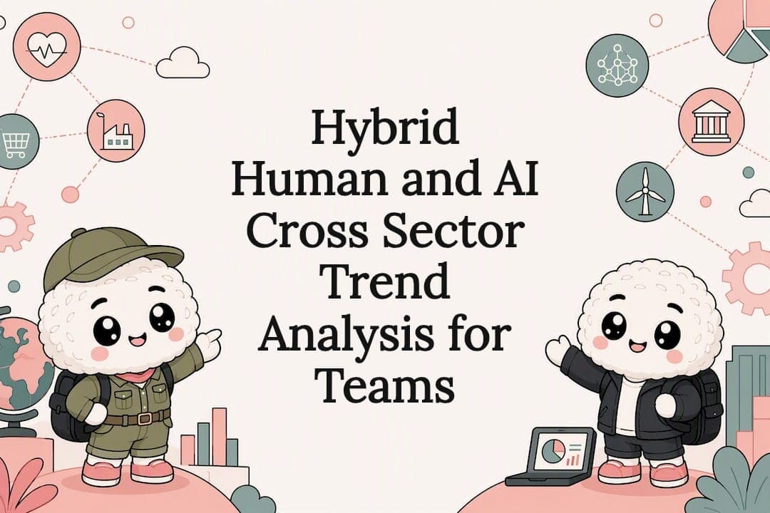 Hybrid Human and AI Cross Sector Trend Analysis for Teams