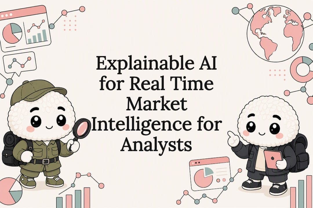 Explainable AI for Real Time Market Intelligence for Analysts